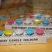 Sale -For 25% off enter code: MAY25 at checkout - NOS Vintage Birthday Candle Holders Mint in Package Japan
