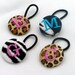 Monogrammed Ponytail Holder or Tap Shoe Ties - Animal Print Ribbon - Leopard and Zebra