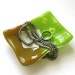 Fused Glass Dish - GInko Falls to Earth
