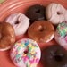 Donut Soap Sweet Mini 4 Pack - Doughnut Soap, Chocolate Soap, Soap Favors, Food Soap, Dessert Soap, Novelty Bath, Frosted Donut, Hostess