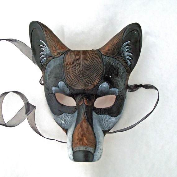 Dark Timber Wolf Mask limited edition number 1...original