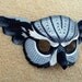 Silver Fantasy Owl Mask... handmade limited edition leather mask