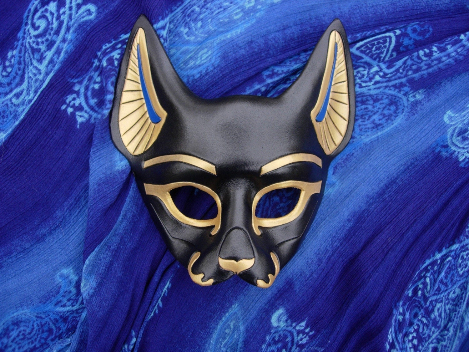 Egyptian Cat Mask Bast