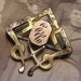 Little Victorian Monogram Pin Initals EC