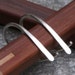 Forged Open Hoops - Silver