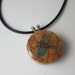 Dragonfly Recycled Wine Cork Pendant Necklace