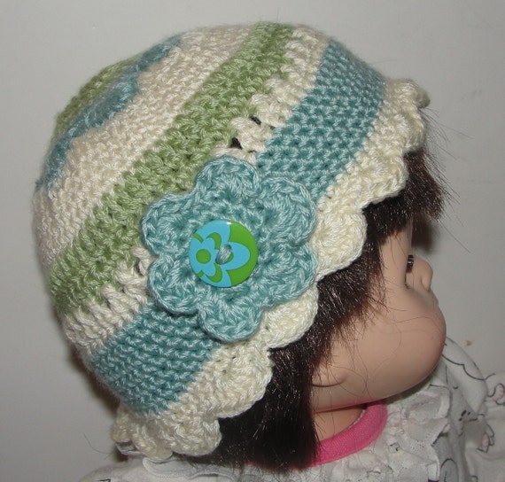 Toddler Flower Crochet Cloche Hat Pattern by dianelangan ...