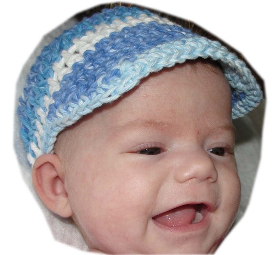 crochet cap pattern newborn baseball for PDF Baseball Newborn Months 24 Crochet Hat, Pattern to Cap