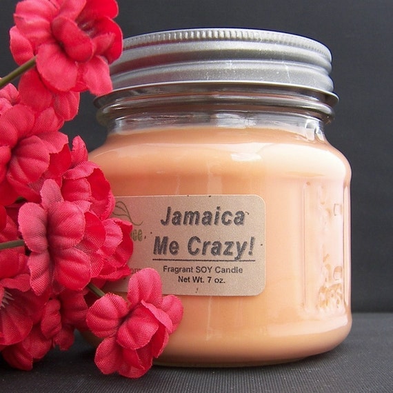 JAMAICA ME CRAZY SoY Candle Highly Scented