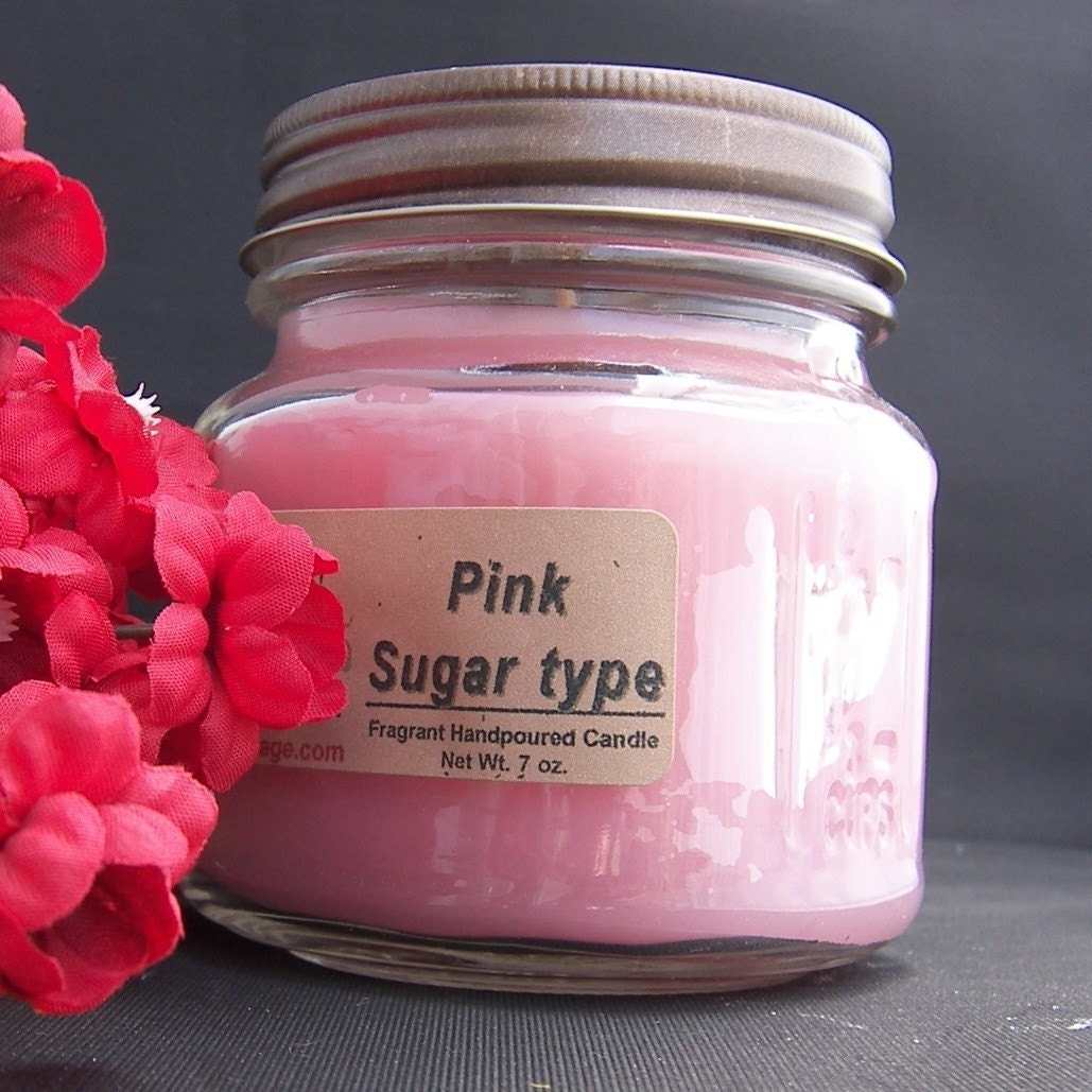 PINK SUGAR type CANDLE Strong Cotton Candy