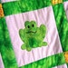 Animal crib childrens quilt
