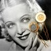 Coin Hair Combs Black White Greek Gods Hairpins Vintage Carolee