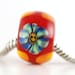 Large Hole Lampwork Beads by Lara - European Charm Bead - GROOVY no.3