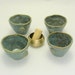 AmberBlue Handbuilt Sake Cup Set