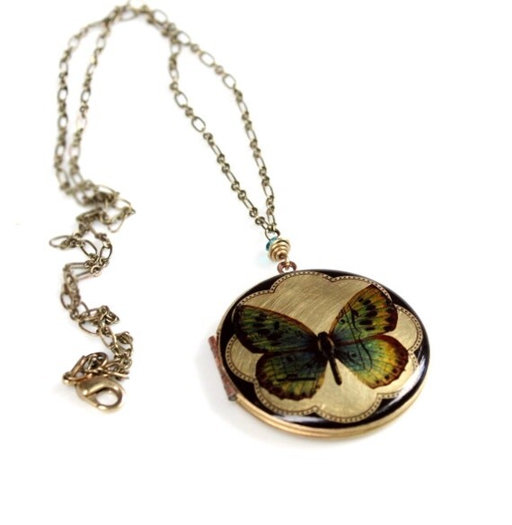 Image Locket Butterfly