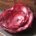 Fabric Floral Brooch Pin Valentine's Day Red No. 2