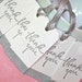 Bridesmaids Gift Tags, Wedding Favor Tags, Thank You Gift, Silver, Set of 5
