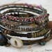 Bangle Stack 94 - set of 10 Bangles - urban gypsy bracelets