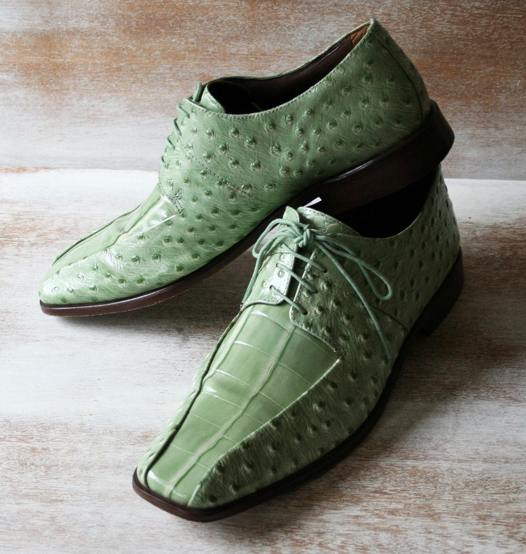 stylish green shoes