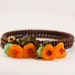 Salsa Beaded Memory Wire Bracelet