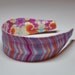 REVERSIBLE Plum Wiggle Sugar Snap Flexible Fabric Headband