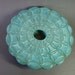 Blue Circle Vase Ikebana Style Flower Arranger