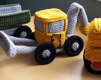 Monster Trucks...PDF Crochet Pattern