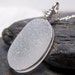Crystal Moon - Glowing Sea Glass Sterling Silver Necklace - As Featured In COASTAL LIVING MAGAZINE
