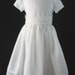 Embroidered Shamrocks - Linen First Communion Dress - Katie