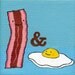 Bacon and Eggs framed print