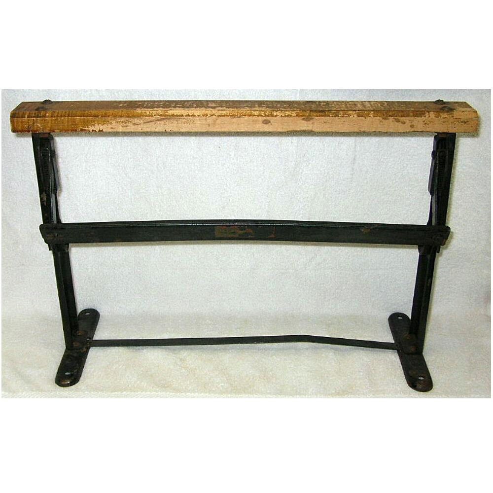 Antique Cast Metal Paper Roll Dispenser Cutter Bulman Co