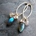 15% Off Storewide Sale-Handcrafted Artisan Jewelry-Labradorite Cultured Pearl Rutilated Quartz Earrings