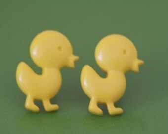 Duck Crossing Stud Post Earrings