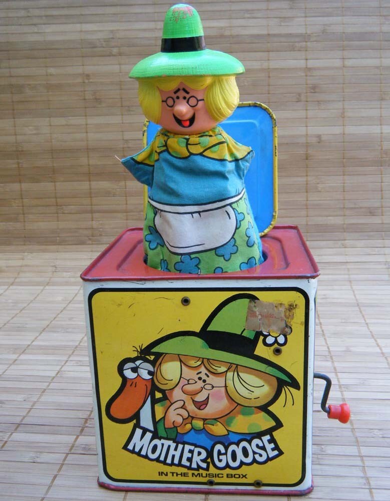 mattel mother goose jack in the box