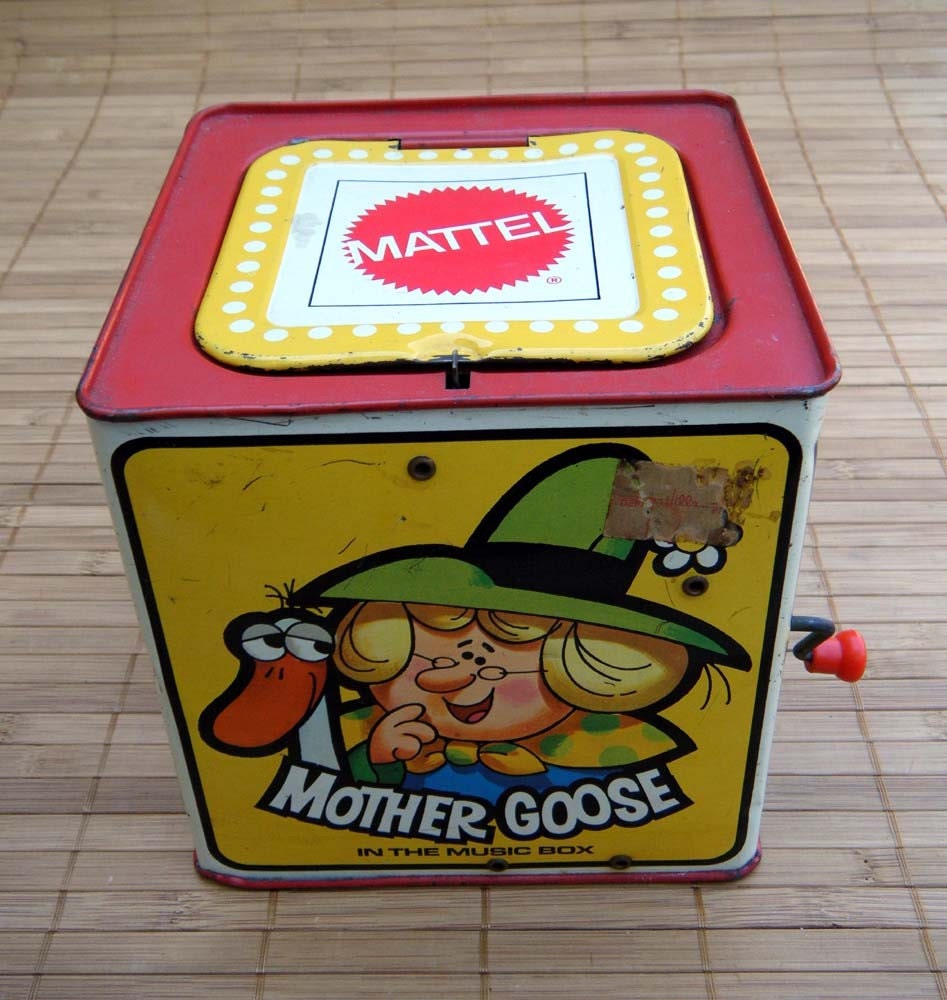 mattel mother goose jack in the box