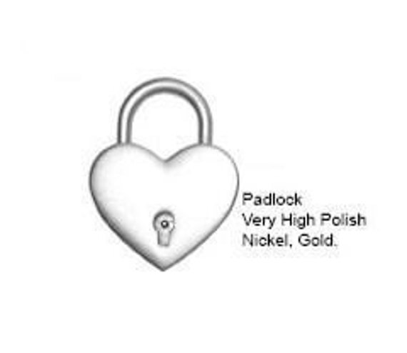 heart shaped padlock