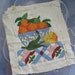 Vintage Oranges Fruit Bowl Needlepoint Material
