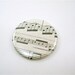 Music Pocket Mirror - vintage sheet music - ooak
