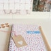 Confetti Personalized Notebook - Choice of Colors