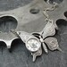 SALE Flight of the Travelling Butterfly Artful Hardware Pendant