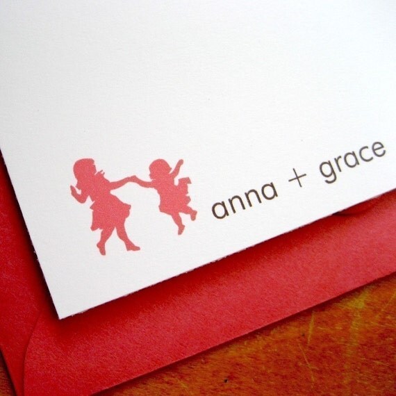 Personalized Flat Note Cards