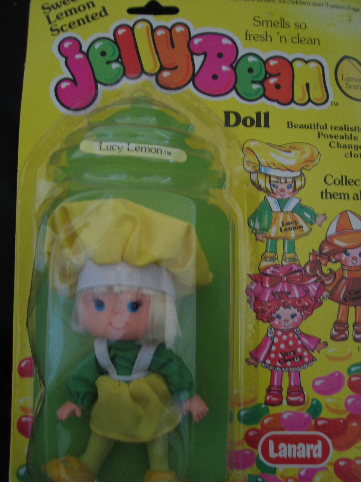 Vintage Lanard Jelly Bean Doll Lucy Lemon