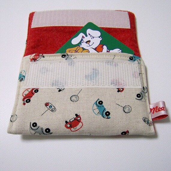 Toddler Boys Velcro Style Wallet Coin Purse Beetles