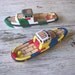 Two Wooden Toy Boats