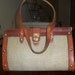 Ultra CHIC Vintage John Romain Tweed and Leather Purse