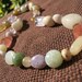 Gemstone Necklace - Pastel - Summer Fashion Jewelry - Mint - Pink - Lavender - Beige - Light - Sale - Chunky - Statement - Neutral -