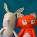 Bunny and Fox Flip Doll Pattern