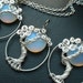 Moonlight Sterling Silver Tree of Life Pendant Necklace-Birthstone colors available on request