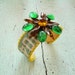 Cuff Bracelet - Grain Sack and Baubles