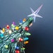 Vintage Style Lighted Christmas Tree - Medium size 11 inch size